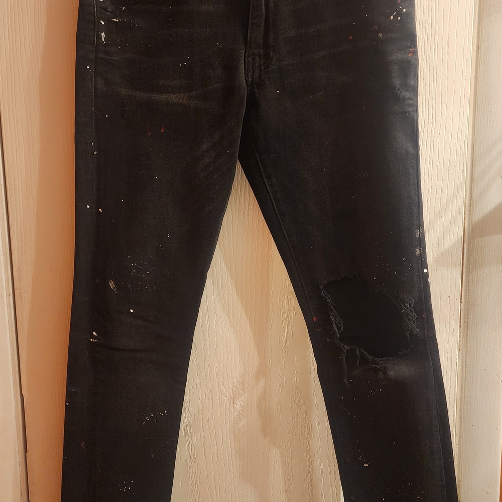 AMIRI Men's Black Painter Skinny Jeans